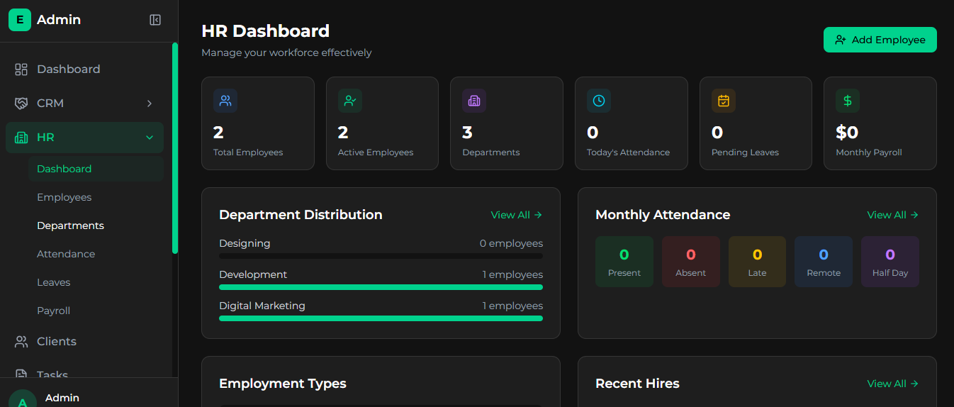 SaaS Dashboard Design - Screen 2